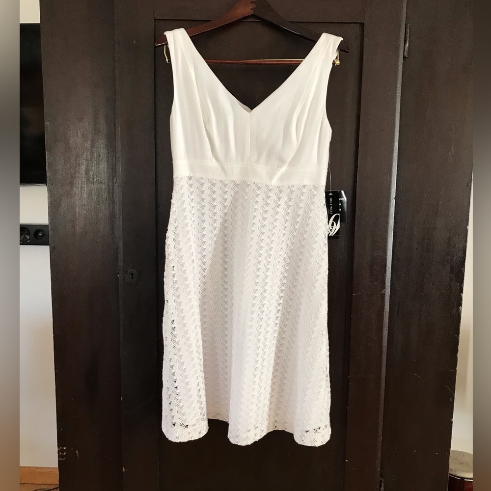 Nine West NWT Perfect Crisp Dress for a Sophisticated summer… anything!!!